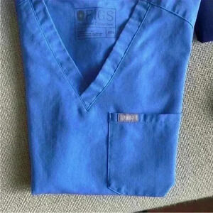 Catarina Blue Scrub Top XXS